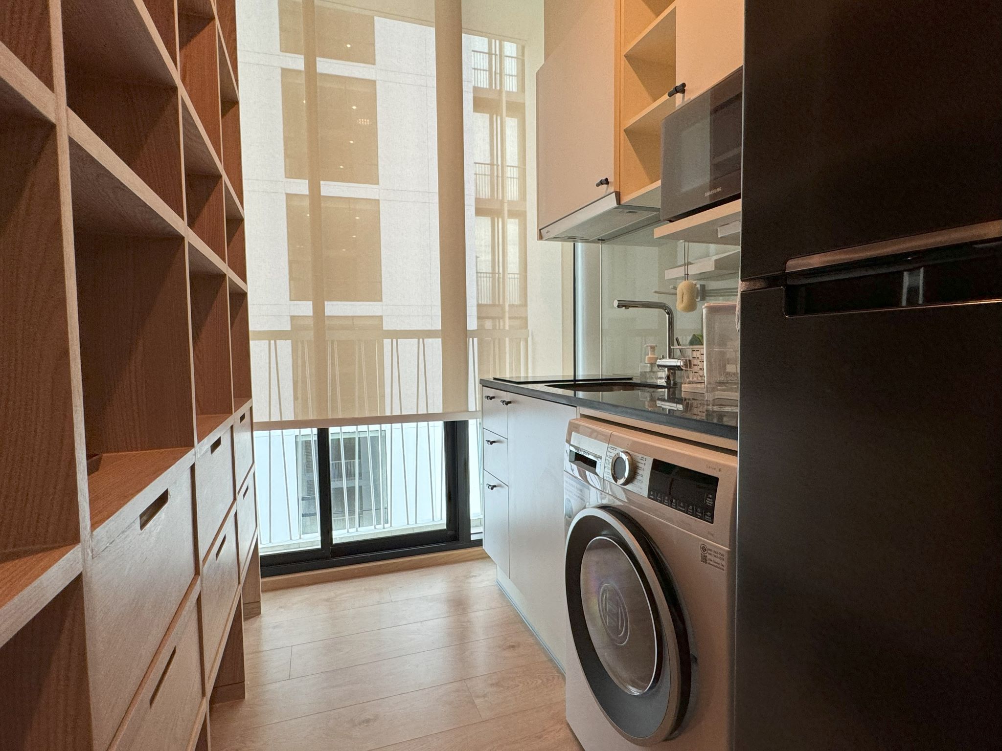 Spacious 2-Bedroom, 2-Bathroom condo for rent at Noble Recole, 62 sqm, fully furnished, with stunning views. Rent at THB 62,000/month. Contact for a viewing today!