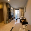 Spacious 2BR 2BA condo at M Thonglor 10, 57.5 sqm, 18th floor, fully furnished, near BTS, pet-friendly, rent 45,000 THB/month, move-in April 2025.