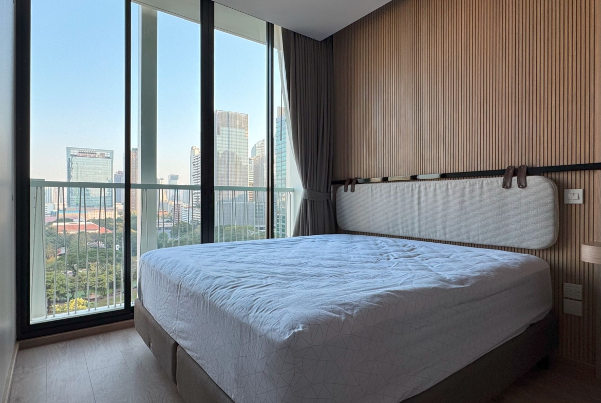 Spacious 2-Bedroom, 2-Bathroom condo for rent at Noble Recole, 62 sqm, fully furnished, with stunning views. Rent at THB 62,000/month. Contact for a viewing today!