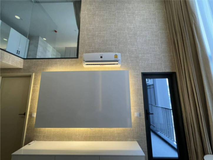 Brand new duplex 2 Bed 1 Bath 52sqm at LIFE Rama 4-Asoke for rent, fully furnished, premium appliances, near BTS Queen Sirikit. 45,000 THB/month.