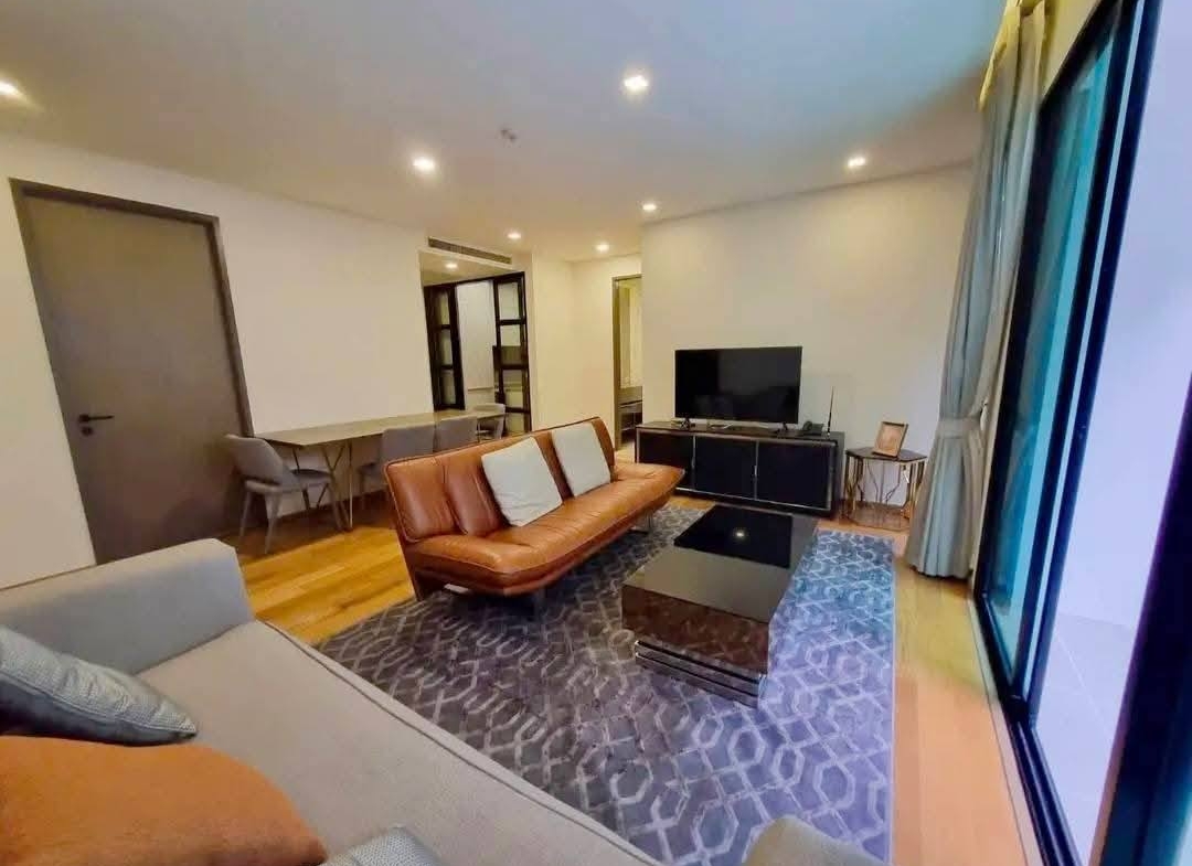Luxury 2+1BR condo at Mieler Sukhumvit 40, 110 SQM, fully furnished, near BTS Ekkamai. Rent 70K/month or Sale 15.5MB. Spacious, stylish, private living.