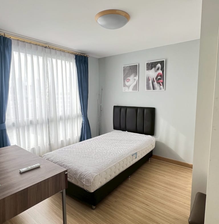 2-Bed, 2-Bath, 77 sqm Condo for Rent at Sathorn Plus by The Garden, 35K THB, Near BTS Chong Nonsi – Quiet Oasis in Central Bangkok