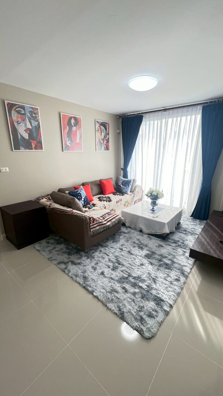 2-Bed, 2-Bath, 77 sqm Condo for Rent at Sathorn Plus by The Garden, 35K THB, Near BTS Chong Nonsi – Quiet Oasis in Central Bangkok