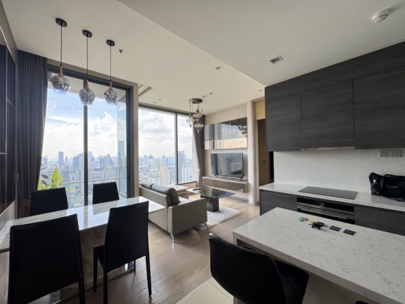 2-Bedroom, 2-Bathroom Condo for Rent, 75 SQM at The ESSE Asoke, 65,000 THB/Month, Near Asok BTS/MRT, Sukhumvit – Luxury City Living