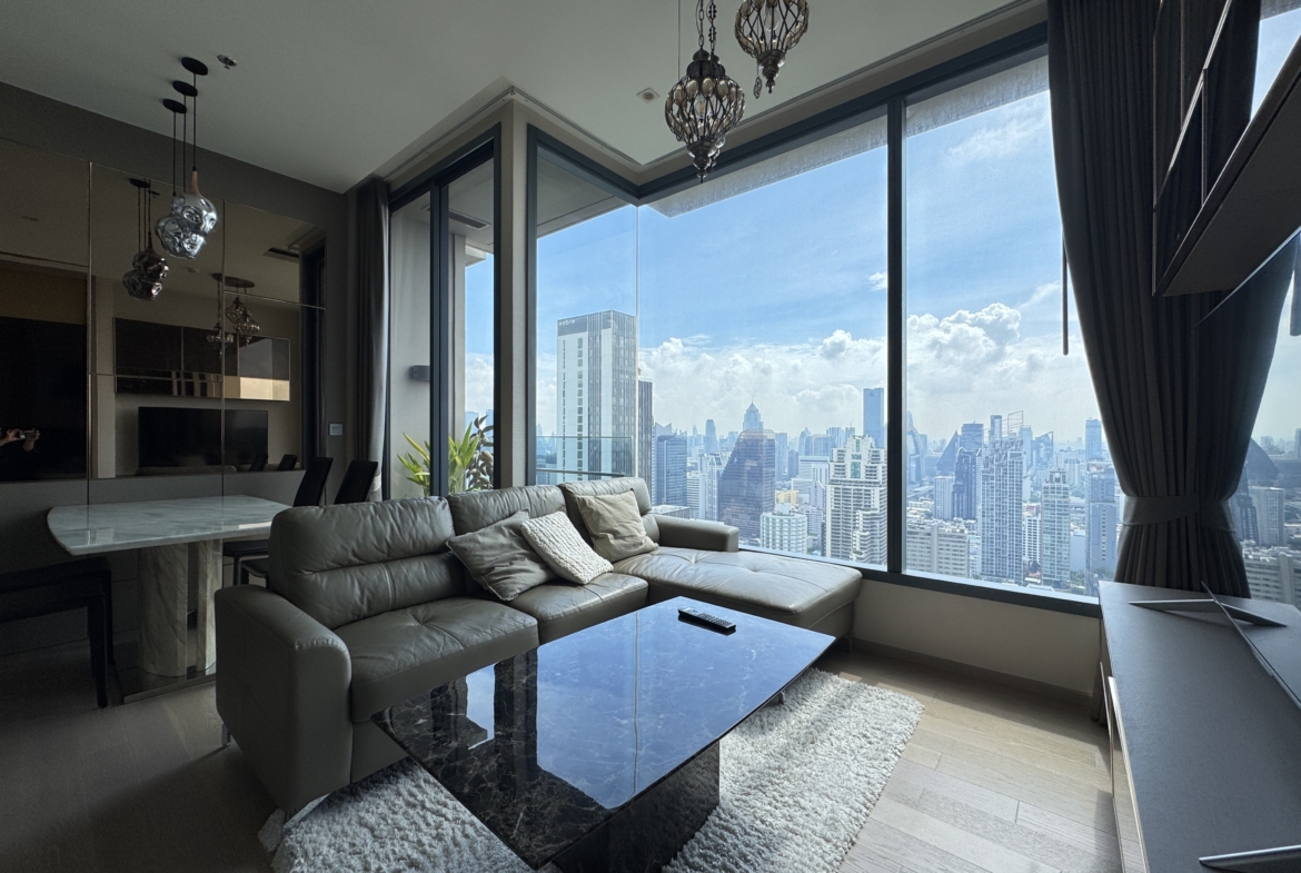 2-Bedroom, 2-Bathroom Condo for Rent, 75 SQM at The ESSE Asoke, 65,000 THB/Month, Near Asok BTS/MRT, Sukhumvit – Luxury City Living