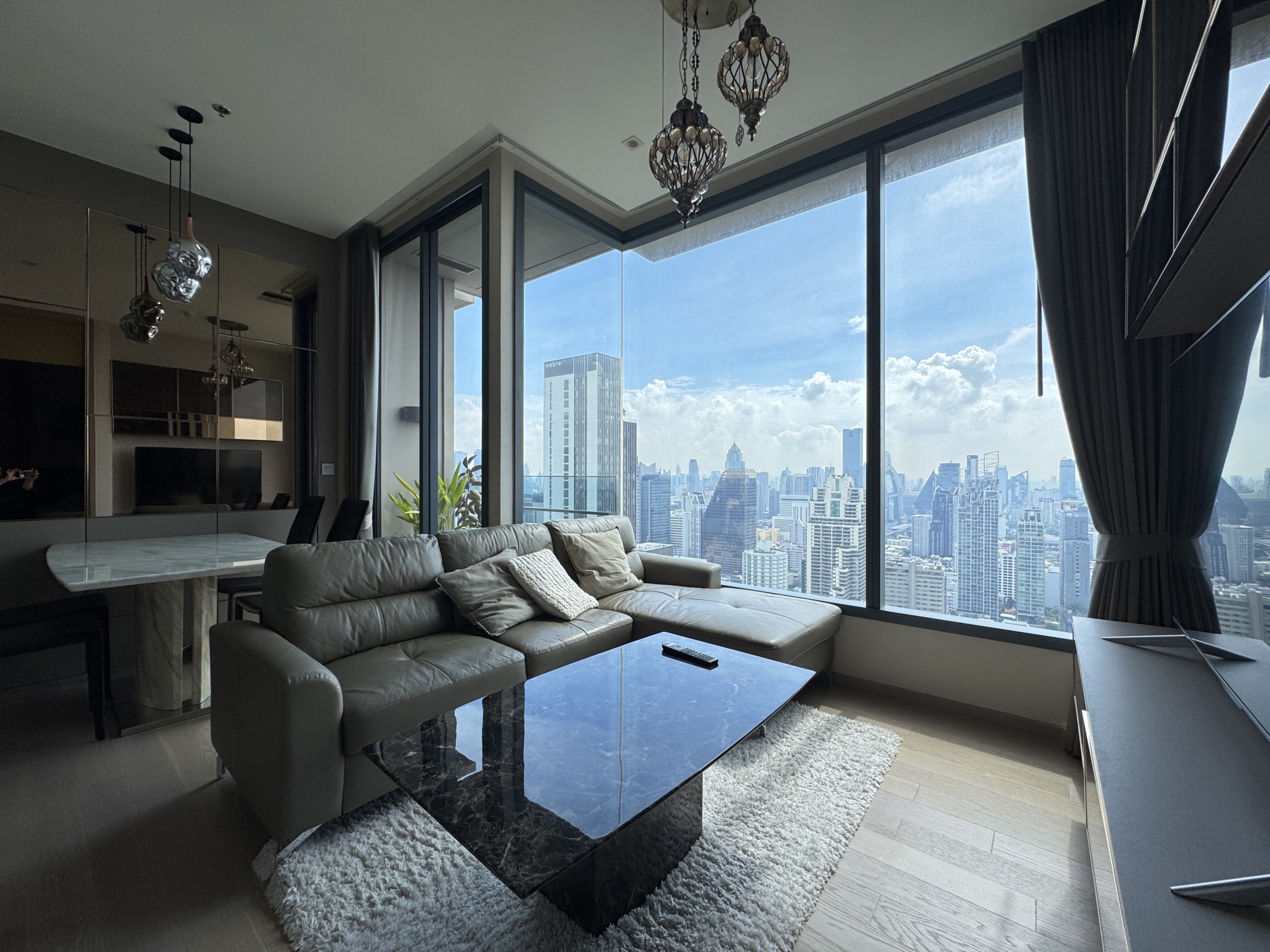 2-Bedroom, 2-Bathroom Condo for Rent, 75 SQM at The ESSE Asoke, 65,000 THB/Month, Near Asok BTS/MRT, Sukhumvit – Luxury City Living