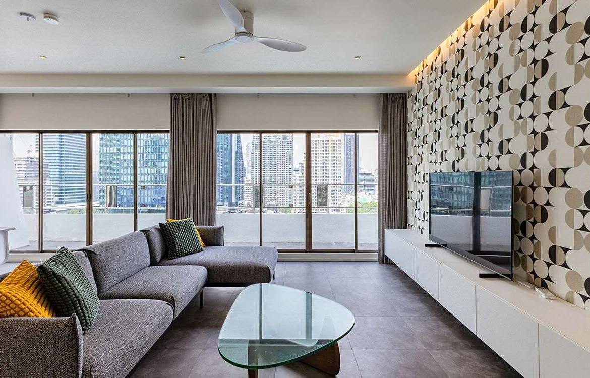 1-BR, 2-Bath, 129 sqm Loft Condo at Diamond Tower Silom-Sathorn, BTS Chong Nonsi – For Sale at ฿15.5M