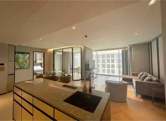 Luxury 2+1BR condo at The Reserve Sukhumvit 61. 122sqm, fully furnished, top amenities. Rent 150,000 THB/month. BTS Ekkamai nearby.