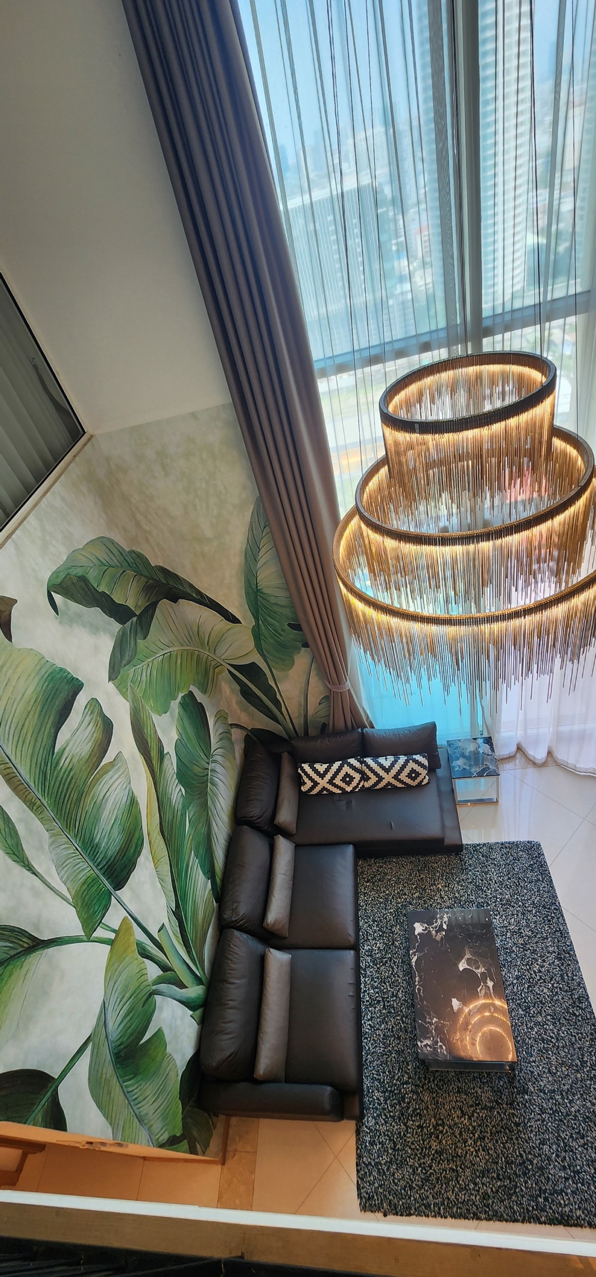 Spacious 2BR duplex at The Empire Place, 108.9 SQ.M, fully furnished, near BTS Chong Nonsi. For sale 18.5MB or rent at 68K/month.