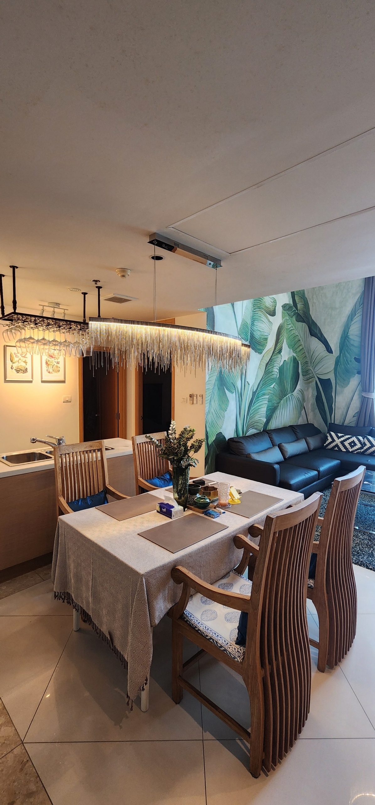 Spacious 2BR duplex at The Empire Place, 108.9 SQ.M, fully furnished, near BTS Chong Nonsi. For sale 18.5MB or rent at 68K/month.