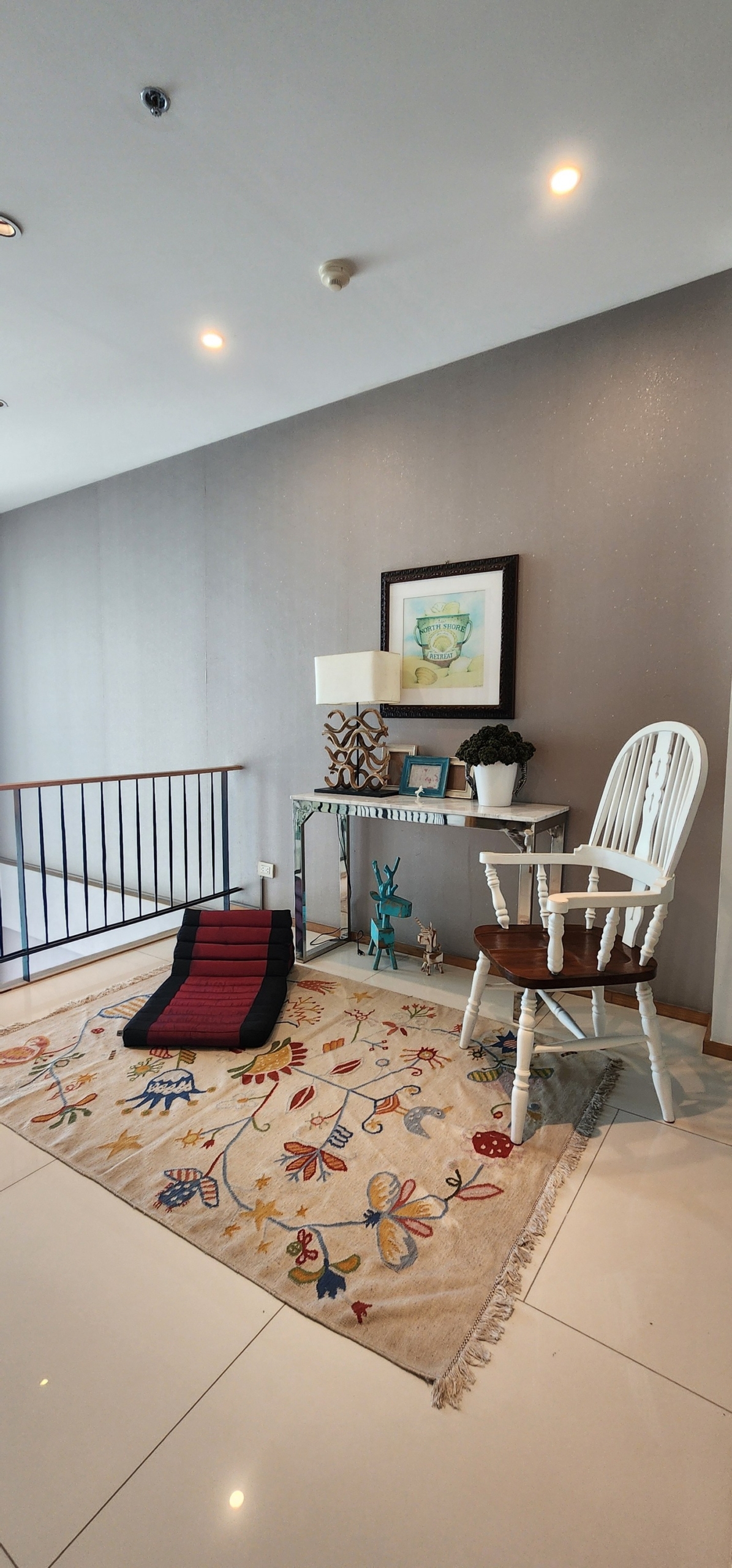 Spacious 2BR duplex at The Empire Place, 108.9 SQ.M, fully furnished, near BTS Chong Nonsi. For sale 18.5MB or rent at 68K/month.