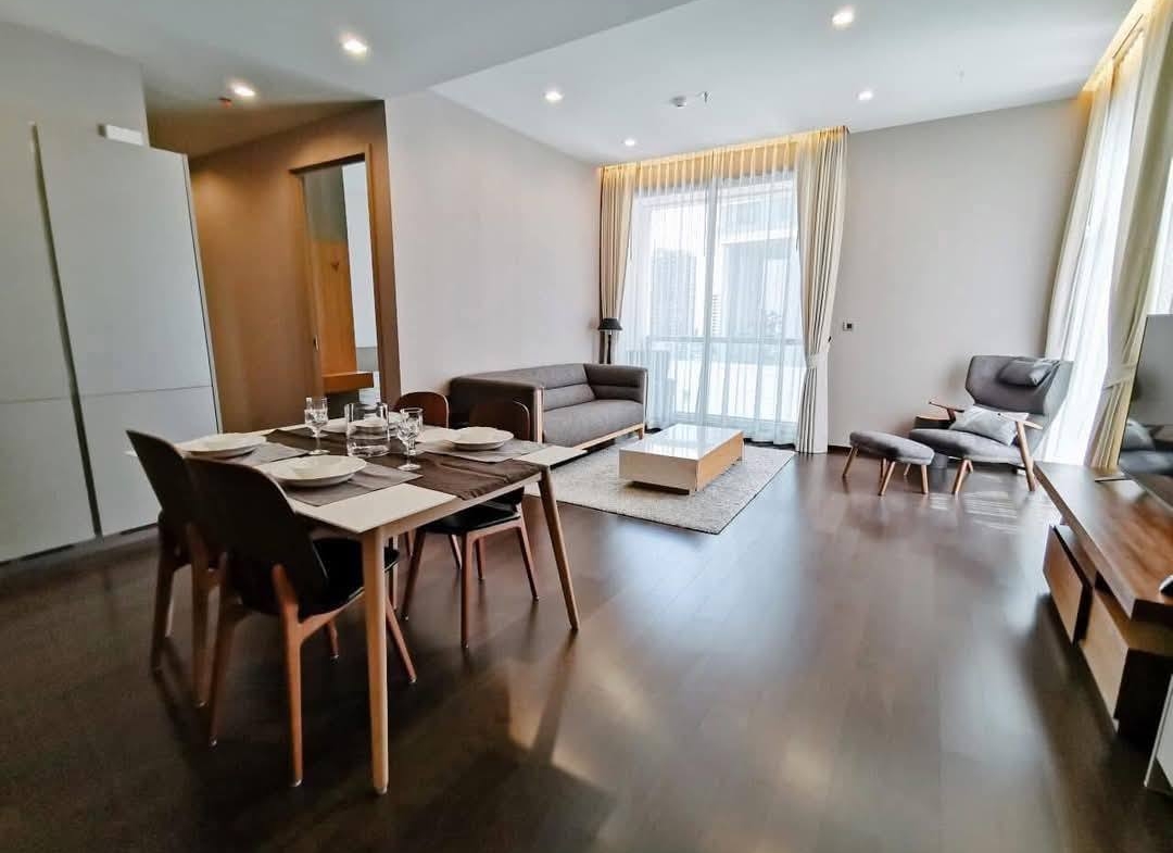 Luxury 2 bed, 2 bath condo at The XXXIX by Sansiri, 84 sqm, near BTS Phrom Phong. Fully furnished, great views. Rent: ฿80,000/month. View today!