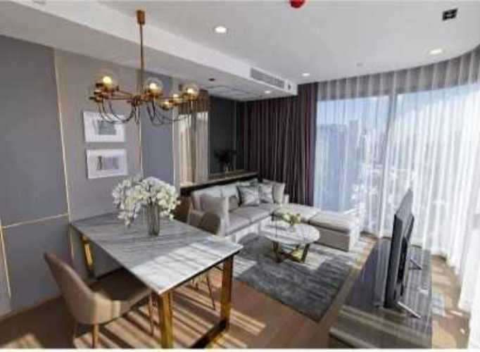 Rent this fully furnished 2BR/1BA 57sqm unit at Ashton Chula-Silom. High floor, 120m from MRT Samyan. ฿60K/month. Great location & amenities.