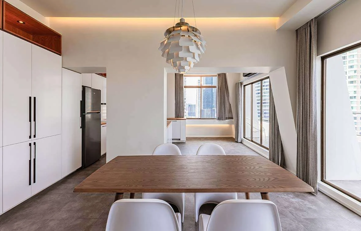 1-BR, 2-Bath, 129 sqm Loft Condo at Diamond Tower Silom-Sathorn, BTS Chong Nonsi – For Sale at ฿15.5M
