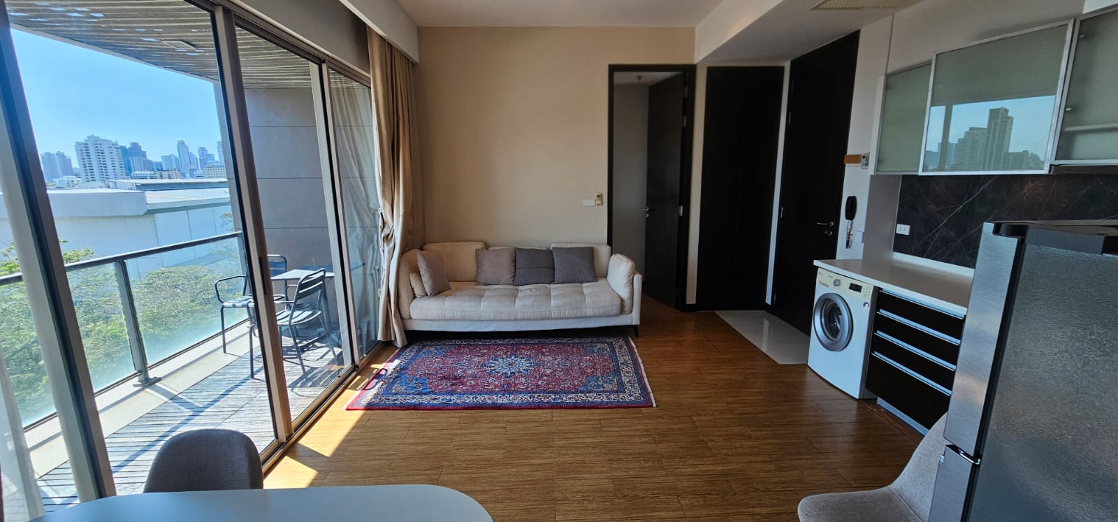2-Bedroom, 2-Bathroom Condo, 80 sqm for Rent at The Lofts Yennakart – ฿35,000/month – Near BTS Chong Nonsi Station