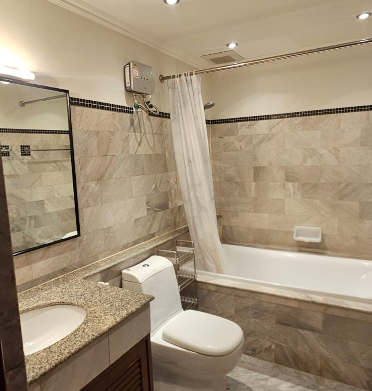 Affordable 2-bedroom condo at Pearl Garden in Sathon. 70 sqm, fully furnished, prime location near BTS. Rent for only THB 30K/month.