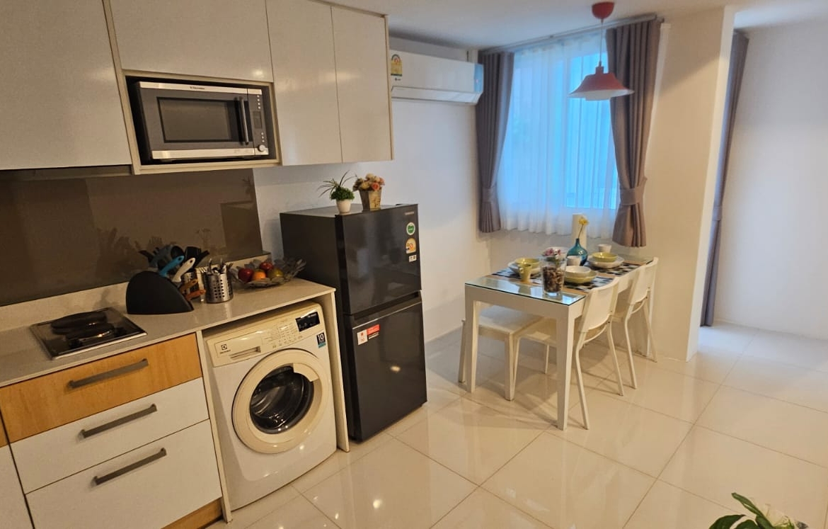 2-Bed 1-Bath 75sqm S9 Condominium Near Bang Rak Yai MRT for Rent 28,000 THB
