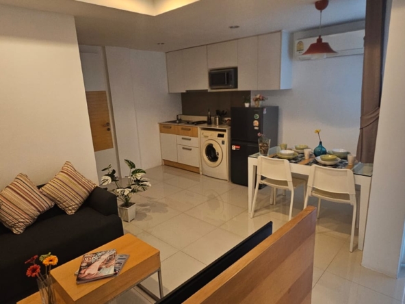 2-Bed 1-Bath 75sqm S9 Condominium Near Bang Rak Yai MRT for Rent 28,000 THB