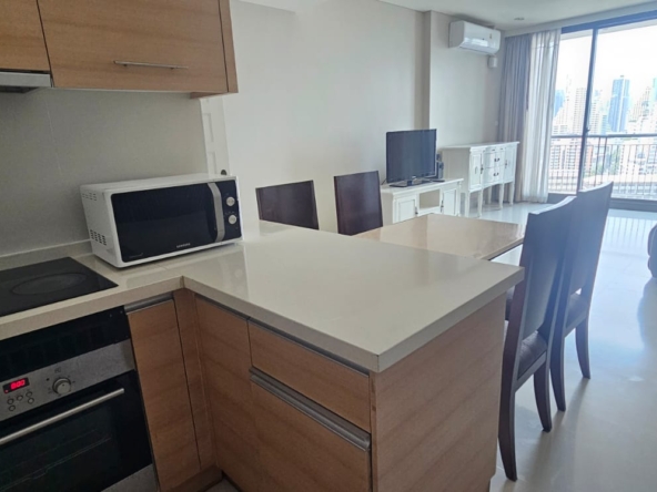 2-Bed 2-Bath 80sqm Condo for Rent at Aguston Sukhumvit 22 Near Phrom Phong BTS – 47,000 THB/month