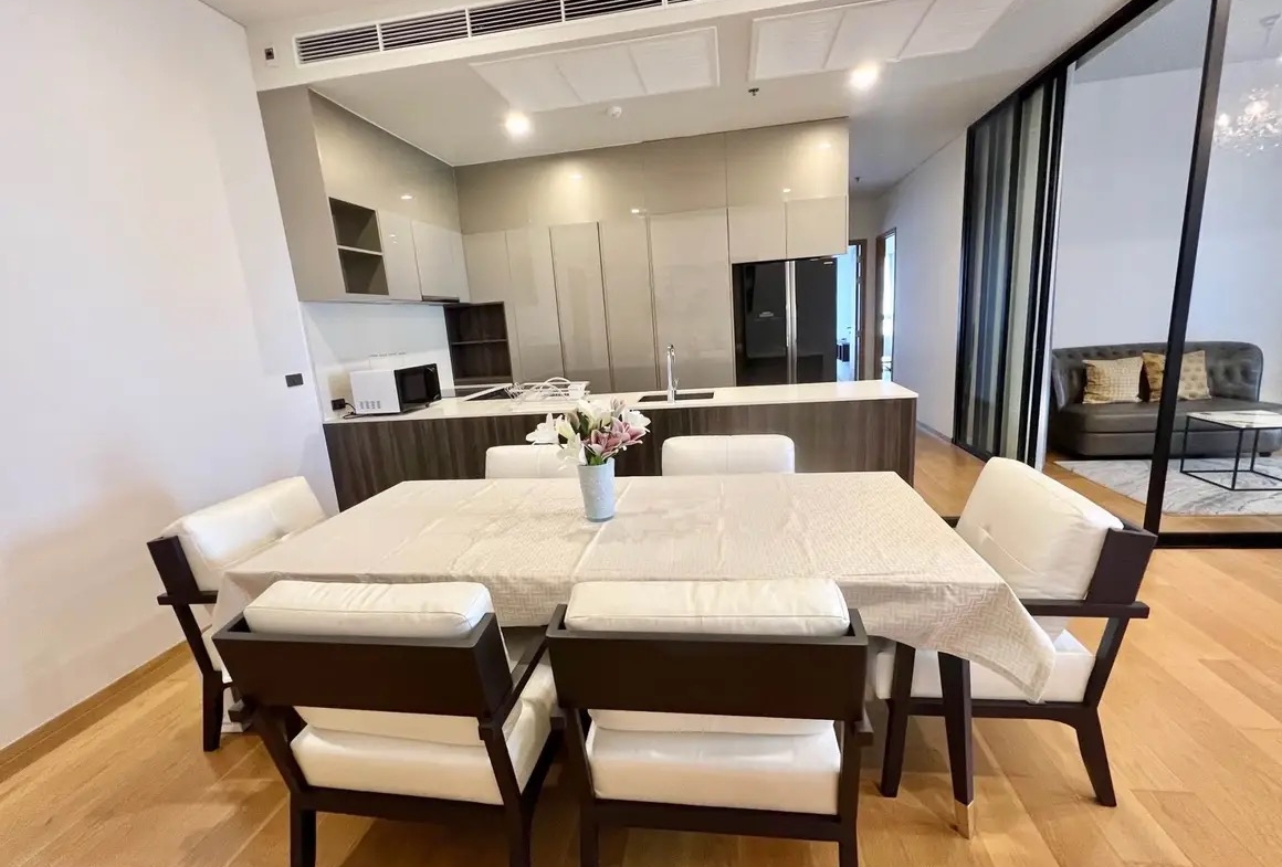 3-Bedroom, 2-Bathroom Condo for Rent, 117 SQM at Siamese Exclusive 31, 90,000 THB/Month, Near Phrom Phong BTS, Sukhumvit – Luxury Living in Bangkok