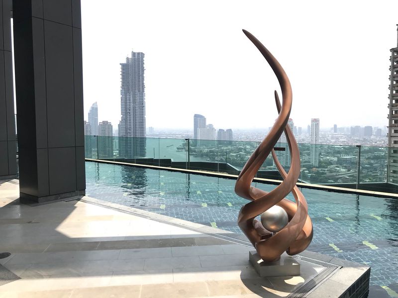 Rent a 2 bed, 2 bath 65.84sqm unit at Rhythm Sathorn 21 for ฿45K/month. Prime location near BTS, modern design, full amenities.