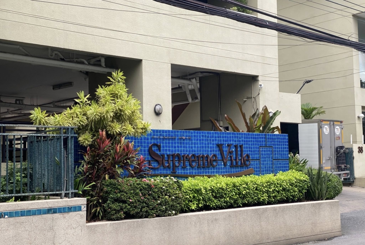 2-Bed 2-Bath 118.2 sqm Condo for Rent 60K THB at Supreme Ville, Near Chong Nonsi BTS