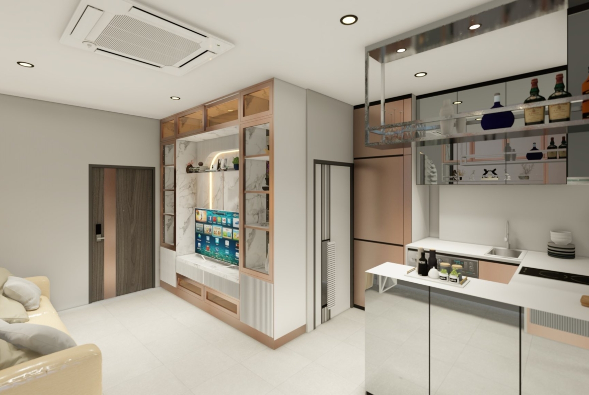 1-Bed 1-Bath 45 sqm Supalai Icon Sathorn Condo Near BTS Chong Nonsi for Rent 60K THB