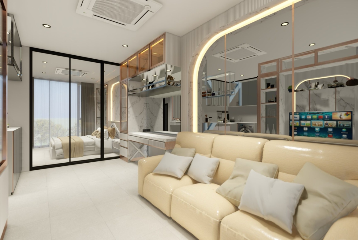 1-Bed 1-Bath 45 sqm Supalai Icon Sathorn Condo Near BTS Chong Nonsi for Rent 60K THB