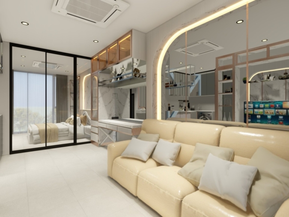 1-Bed 1-Bath 45 sqm Supalai Icon Sathorn Condo Near BTS Chong Nonsi for Rent 60K THB