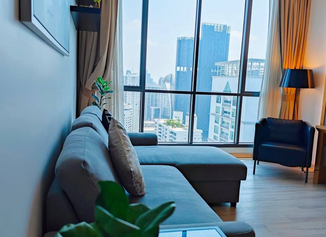 2-Bed 2-Bath 84sqm Condo at Hyde Sukhumvit 13 Near BTS Nana/Asoke – Rent 60K THB / Sale 17.5M THB