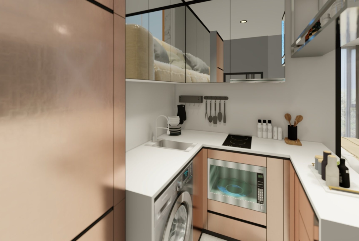 1-Bed 1-Bath 45 sqm Supalai Icon Sathorn Condo Near BTS Chong Nonsi for Rent 60K THB