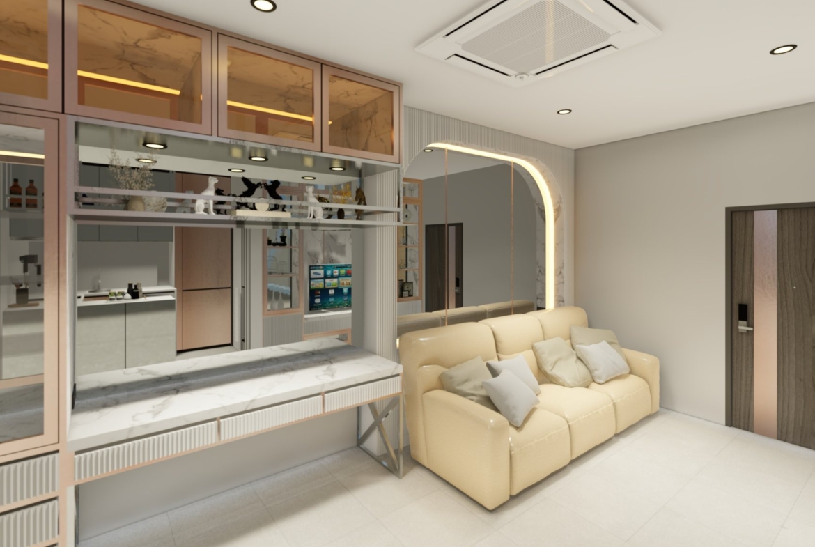 1-Bed 1-Bath 45 sqm Supalai Icon Sathorn Condo Near BTS Chong Nonsi for Rent 60K THB