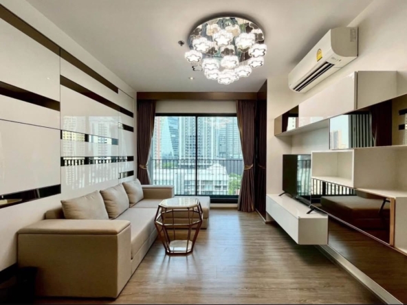 2-Bed 2-Bath 80 sqm Rhythm Ekkamai Condo near Ekkamai BTS for Rent 80K THB