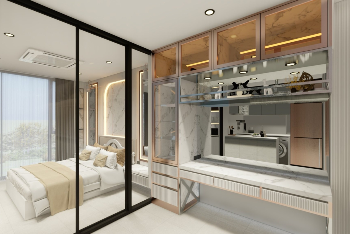 1-Bed 1-Bath 45 sqm Supalai Icon Sathorn Condo Near BTS Chong Nonsi for Rent 60K THB