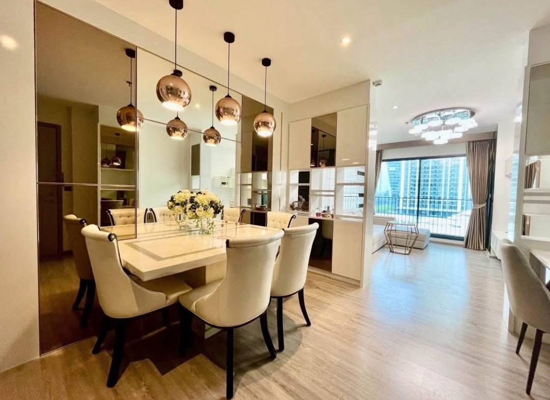 2-Bed 2-Bath 80 sqm Rhythm Ekkamai Condo near Ekkamai BTS for Rent 80K THB
