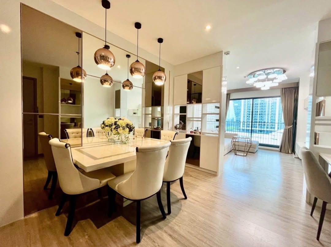 2-Bed 2-Bath 80 sqm Rhythm Ekkamai Condo near Ekkamai BTS for Rent 80K THB