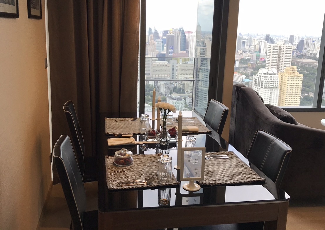 2-Bed 2-Bath 75sqm Condo for Rent at The Esse Asoke Near BTS Asoke – 72,000 THB/Month