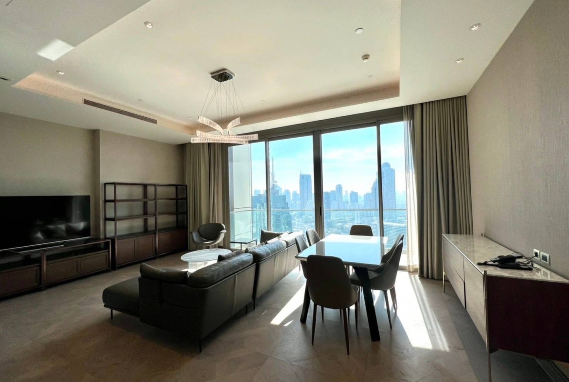 2BR 2BA 151.7sqm Condo for Rent at The Residences at Mandarin near BTS Krung Thon Buri – 250,000 THB/month