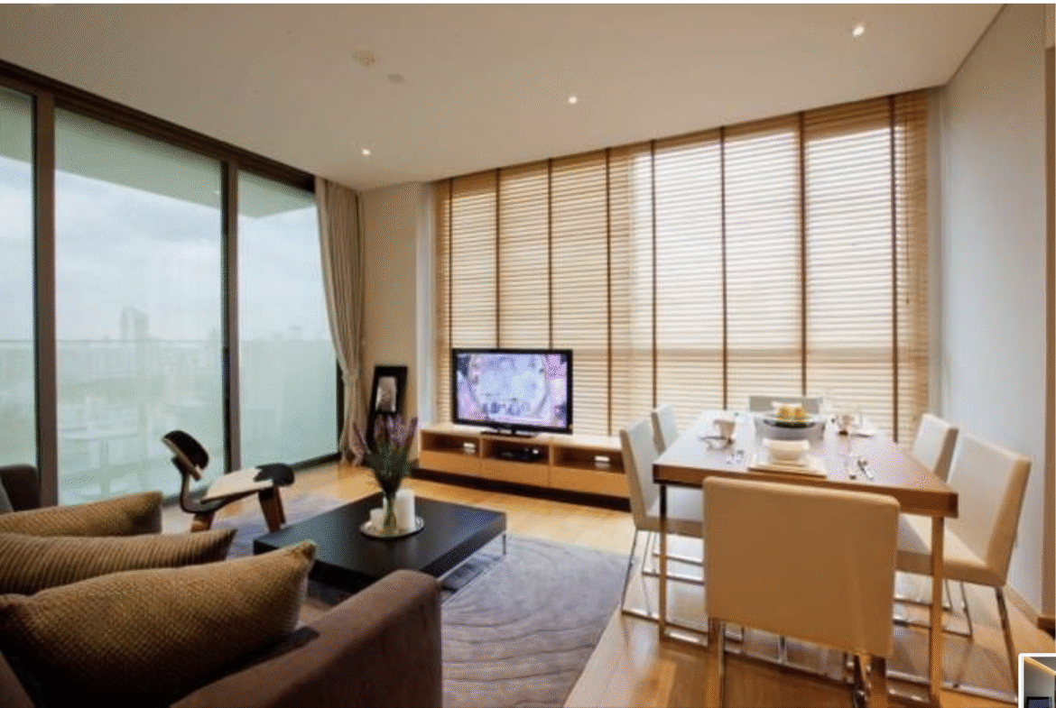 2 Bed, 2 Bath, 92 sqm Condo for Rent at AEQUA Residence Sukhumvit 49 near Prompong BTS – 80,000 THB/Month
