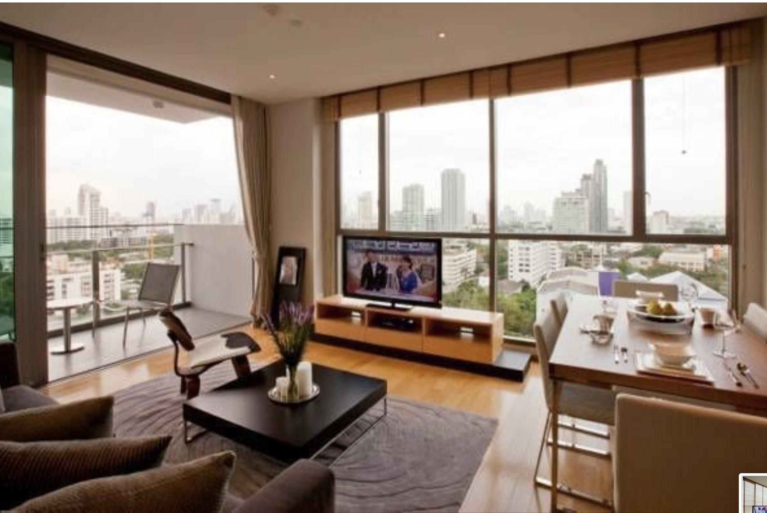 2 Bed, 2 Bath, 92 sqm Condo for Rent at AEQUA Residence Sukhumvit 49 near Prompong BTS – 80,000 THB/Month