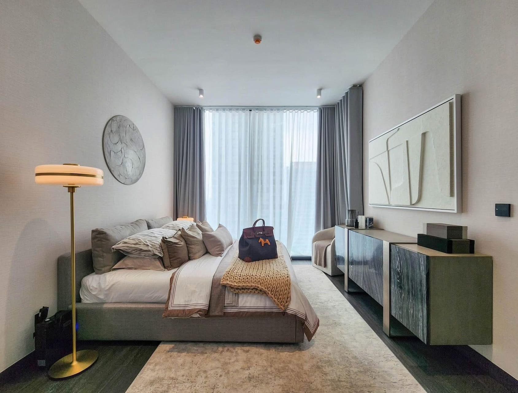 2BR, 3BTH Condo, 135 SQ.M, ฿165,000/Month, Tait Sathorn 12, 200m to BTS Saint Louis, For Rent
