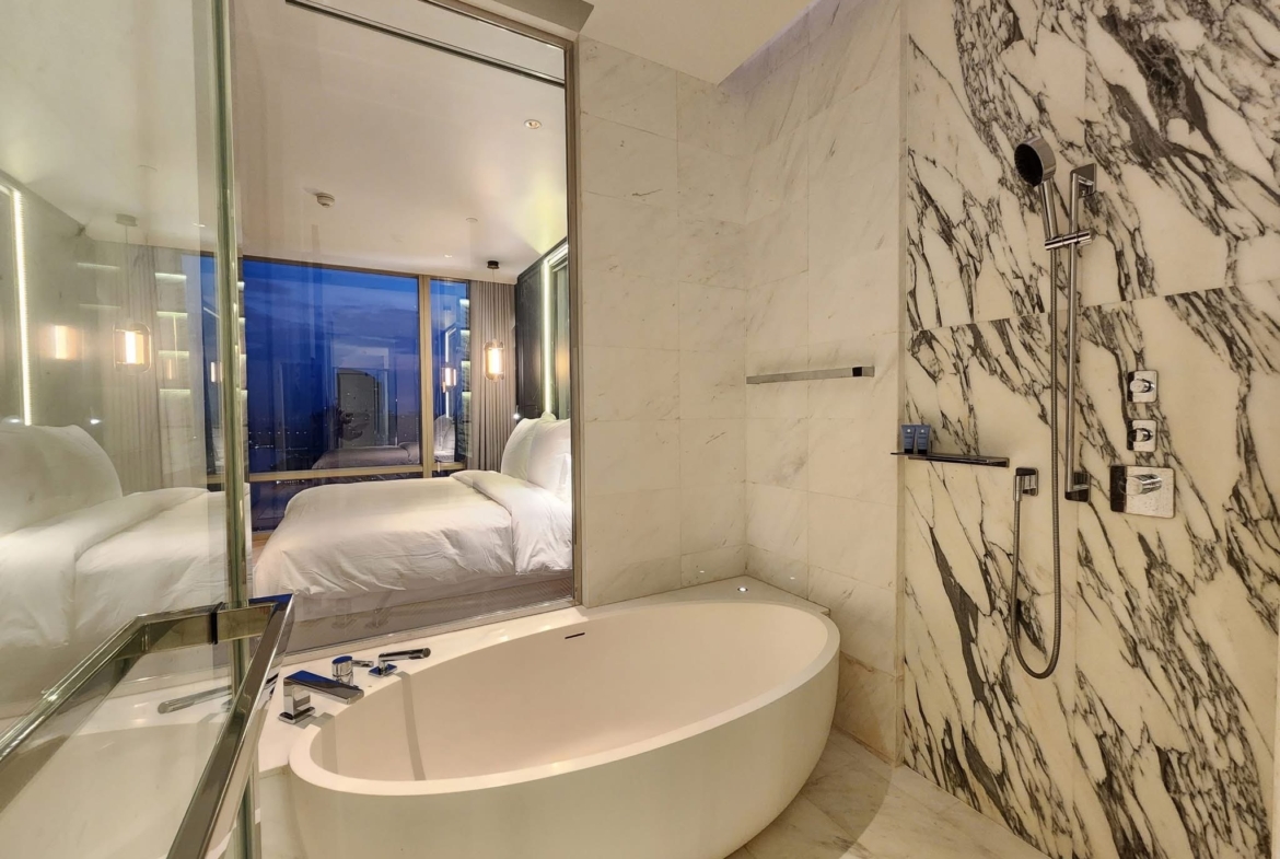 2-Bed 3-Bath 117 sqm Four Seasons Condo Near BTS Saphan Taksin for Sale 49.5M THB