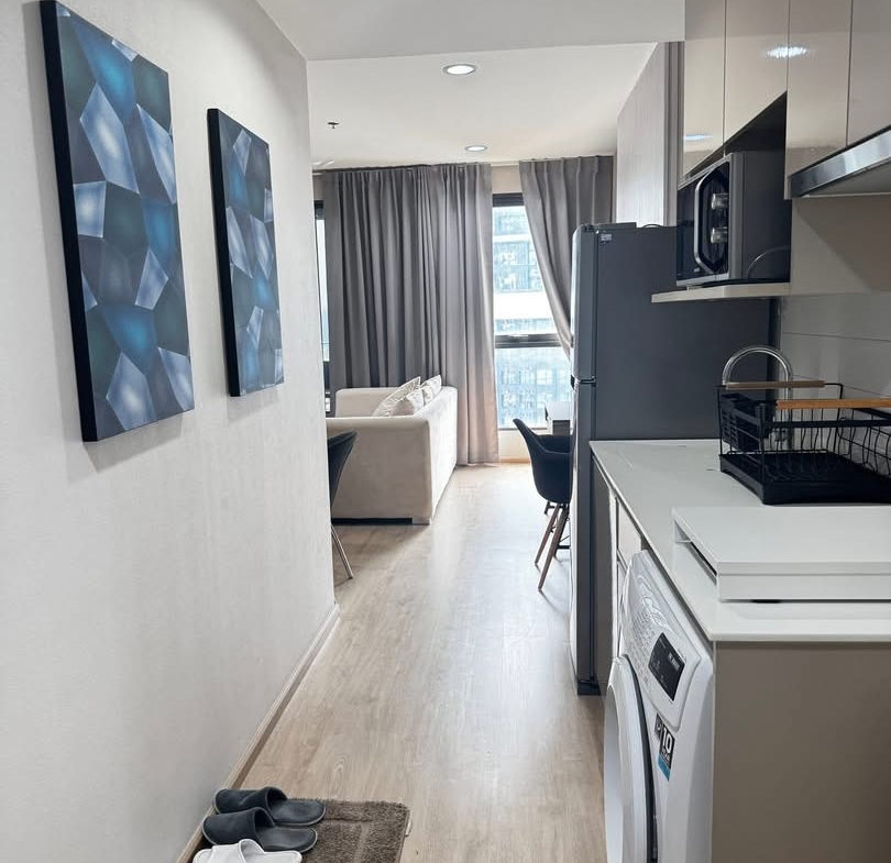 2-Bed 1-Bath 50.5 sqm Condo for Rent at Ideo Q Ratchathewi Near BTS Ratchathewi – 32,000 THB/Month