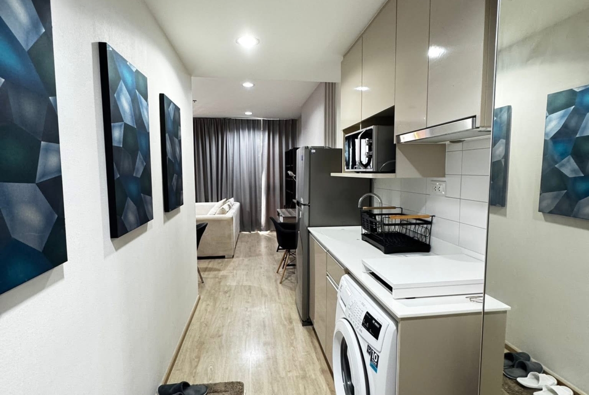 2-Bed 1-Bath 50.5 sqm Condo for Rent at Ideo Q Ratchathewi Near BTS Ratchathewi – 32,000 THB/Month