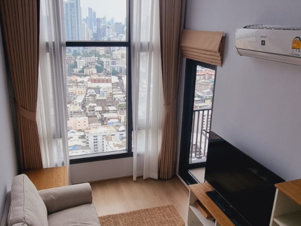 2-Bed 1-Bath 49sqm Condo at Life Rama 4 – Asoke Near Asoke BTS/MRT for Rent 45,000 THB