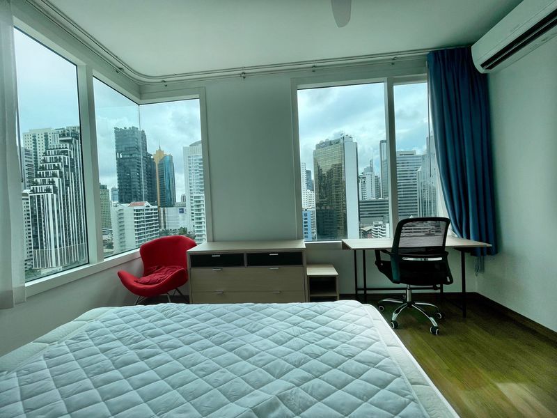 1-Bed 1-Bath 51 sqm Condo at Wind Sukhumvit 23 near BTS Asoke for Rent 32K THB / Sale 7.3M THB