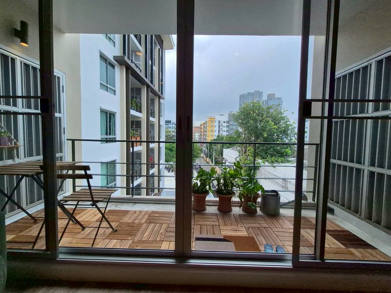 2-Bed 2-Bath 84 sqm Tree Condo 52 Near BTS On Nut for Rent 40K THB