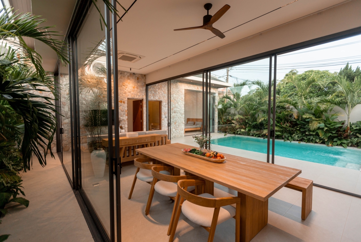 3-Bed 4-Bath 304 sqm Villa at POOL VILLA Pattaya near U-Tapao Airport for Sale 9.85M THB