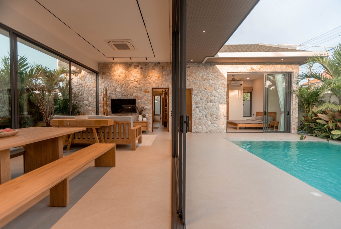 3-Bed 4-Bath 304 sqm Villa at POOL VILLA Pattaya near U-Tapao Airport for Sale 9.85M THB