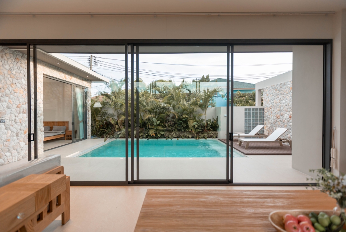 3-Bed 4-Bath 304 sqm Villa at POOL VILLA Pattaya near U-Tapao Airport for Sale 9.85M THB
